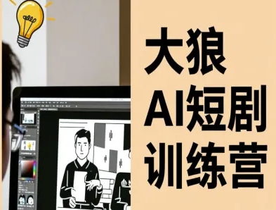大狼AI短剧训练营-短剧课程(更新中)-小白网创