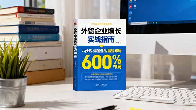 外贸企业增长实战指南，八步法、爆品选品、营销布局，业绩增长300%-小白网创