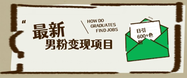 最新男粉变现项目，日引100+S粉，流量爆炸，小白轻松上手-小白网创