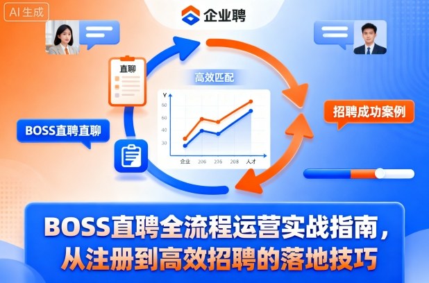BOSS直聘全流程运营实战指南，从注册到高效招聘的落地技巧-小白网创